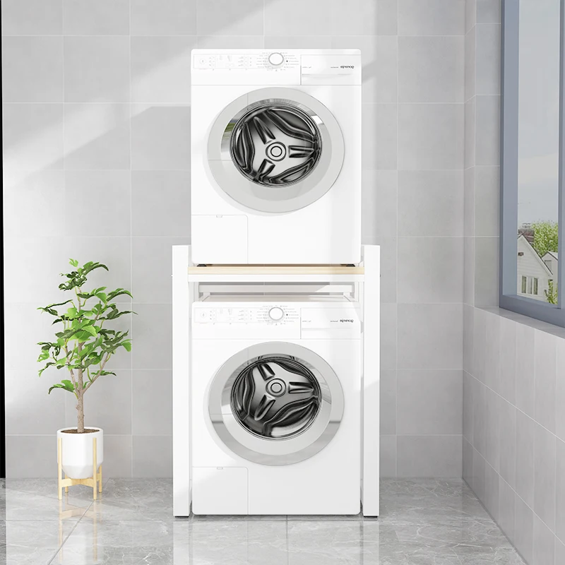 Rak mesin cuci Drum pulsator tebal Rak pengering bertumpuk mesin cuci