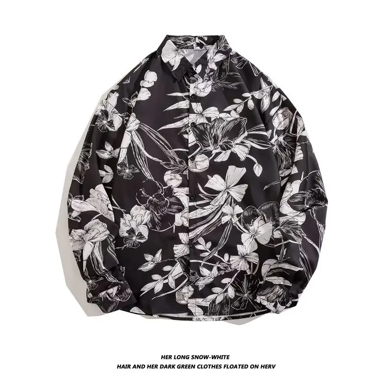 秋冬プラスサイズメンズカジュアルロングスリーブトレンドストリートウェアルーズフィット太った男向けファッショナブルなアウターコート