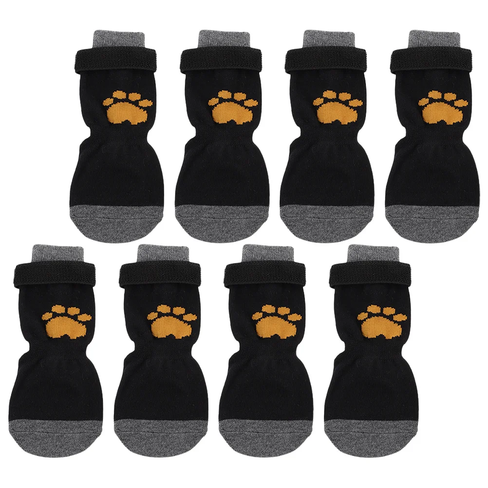 

8Pcs Anti-Slip Pet Socks Cotton Dog Socks for Small Medium Large Dogs Breathable Wear-Resistant Paw Protectors Puppy Accessories