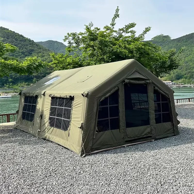

Hot sale！17.2 Hot Selling Two Rooms Inflatable Tent for Family Outdoor Camping