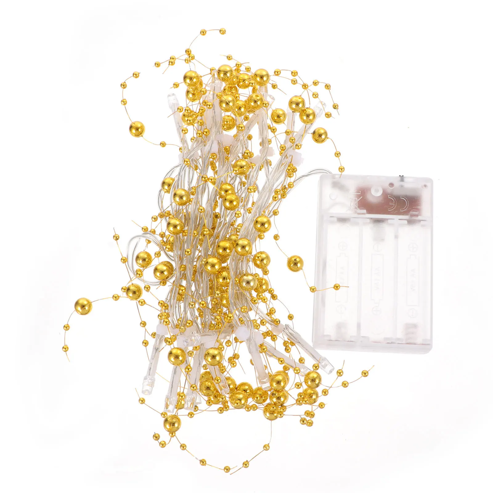 1 قطعة LED سلسلة أضواء اللؤلؤ بالطاقة اللؤلؤ لمهرجان حفل زفاف غرفة نوم في الهواء الطلق حديقة شرفة