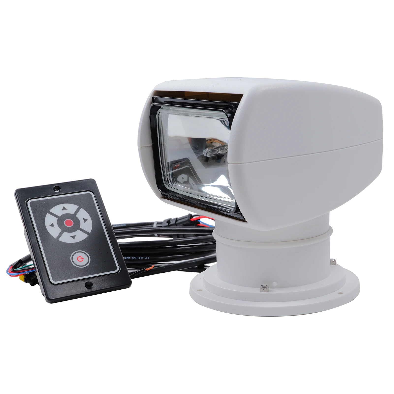 LED Marine Navigation Deck Remote Control Boat Weatherproof Adjustable Beam Wide Angle Heavy Duty 12V 24V Searchlight