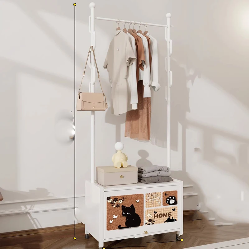رفوف المعاطف المعدنية تخزين الملابس الدائمة المنظم فتح غرفة المعيشة الفاخرة معطف رفوف معلقة Perchero أثاث المنزل
