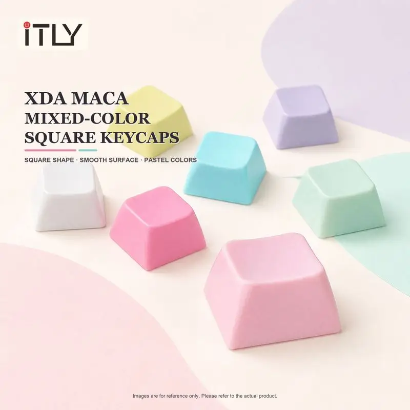 iTLY XDA Profile Keycaps Mechanical Keyboard 1U NO Print Blank DIY Gamer Mix Color Keycaps Mx Switches XDA Height Keycap Puller view 3