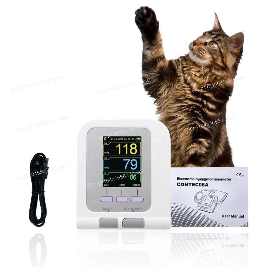 08A-VET Digital Veterinary Monitor, Pet Blood Oxygen Tracking for Cross-Border Supply