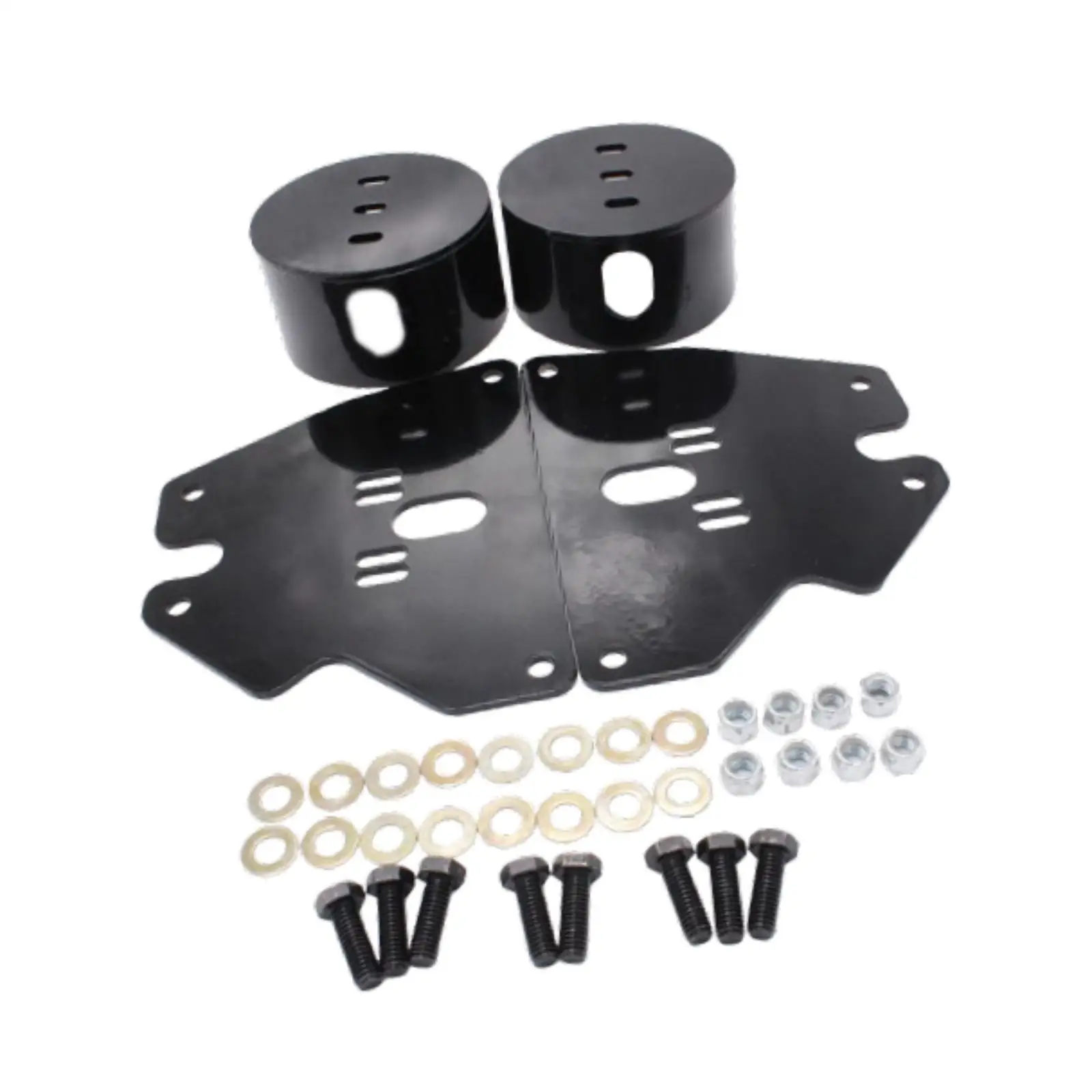 

Front Air Ride Suspension Bracket Set Replacement Steel Sturdy Shock Absorber