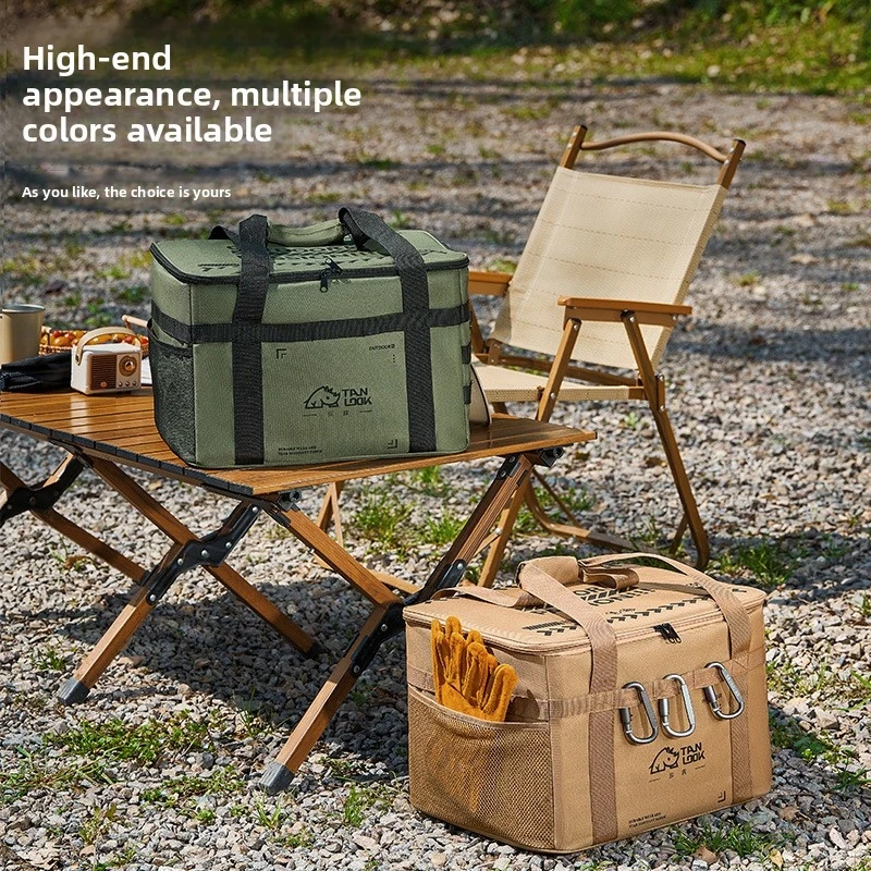 Tandelu Insulated Bag Outdoor Ice Bag Portable Camping Outdoor Large Capacity Waterproof Household Insulated Picnic Bag