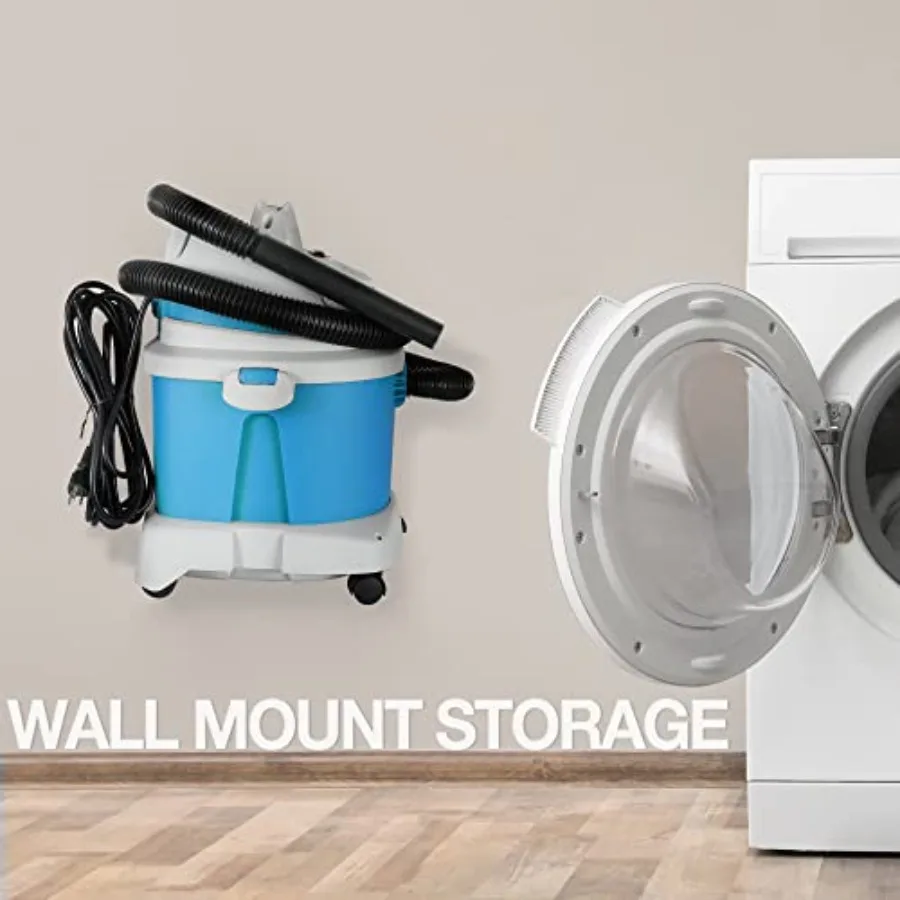 Aspirateur sec/humide HP tout autour EZ, 1.5 gallons, 2.0 Peak, aspirateur d'atelier Compact Portable avec support mural et fixation multifonctionnelle