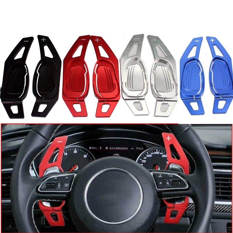 

Car Steering Wheel DSG Shift Paddle Extension For Audi RS3 RS4 RS6 RS5 RS7 S5 SQ5 Aluminum Shift Paddle 2PCS