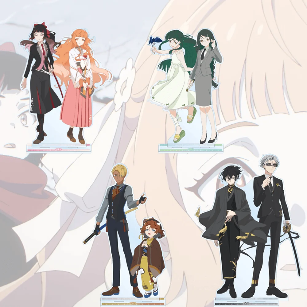 Agents of the Four Seasons Hinagiku Kayo 15cm Acrylic Stand Keychain Kawaii Anime Figure desktop Ornament Collectible Gift