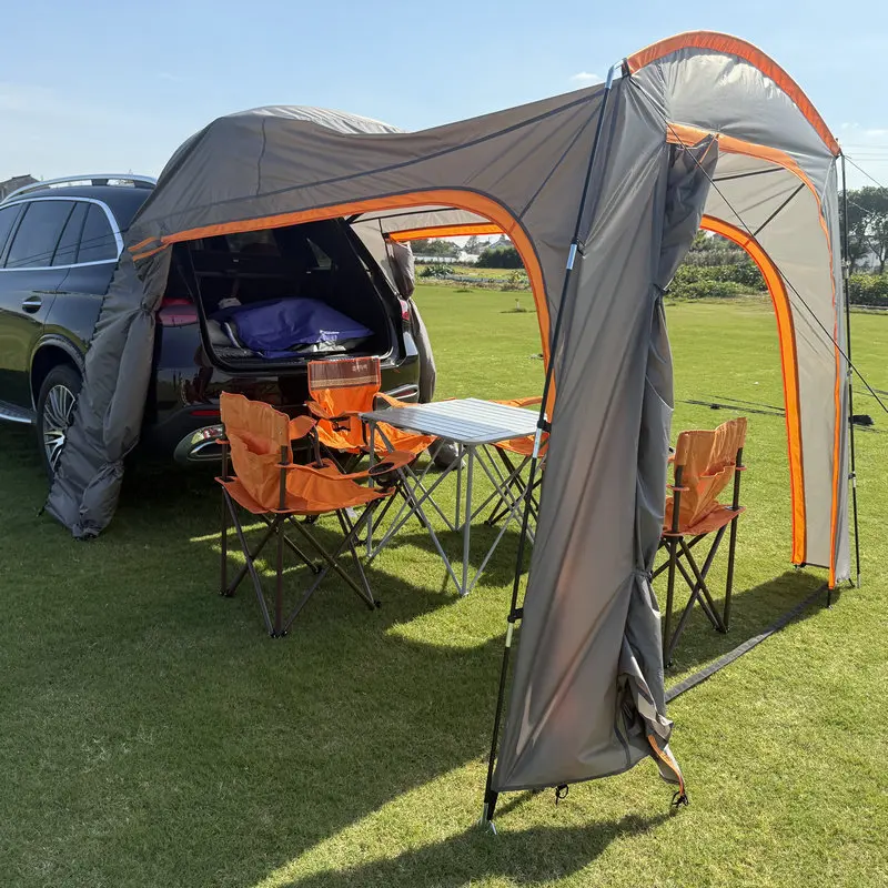 

Outdoor Leisure Car Rear Tent SUV Rear Canopy Self-Driving Tour Camping Rain & Sun Protection Car Tent for Travel & Tourism