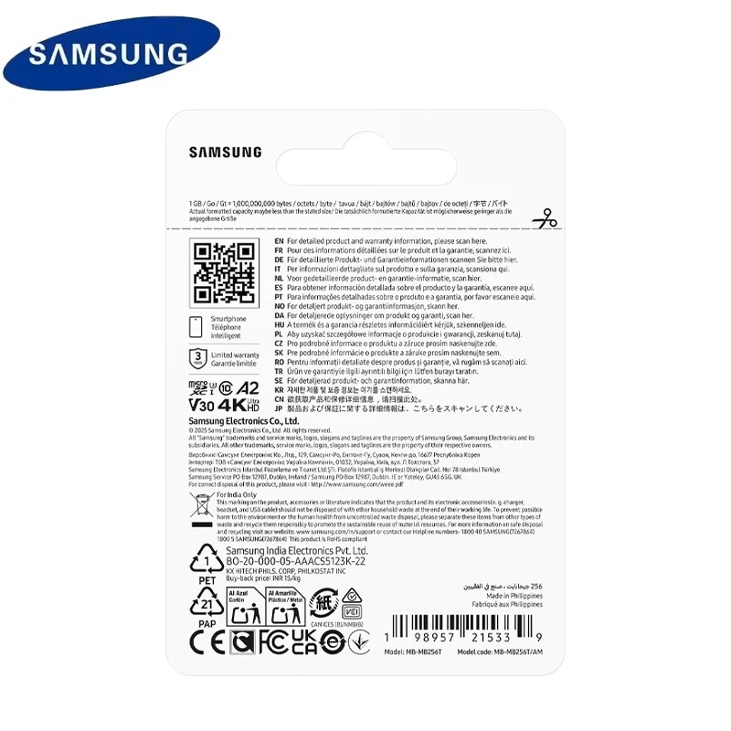 Immagine 7: Scheda di memoria SAMSUNG T7 Micro SD A2 V30 128GB 256GB 512GB 1TB U3 MicroSDXC Velocità massima 170Mb/s Scheda Flash TF per Droni, Telefoni, Fotocamere