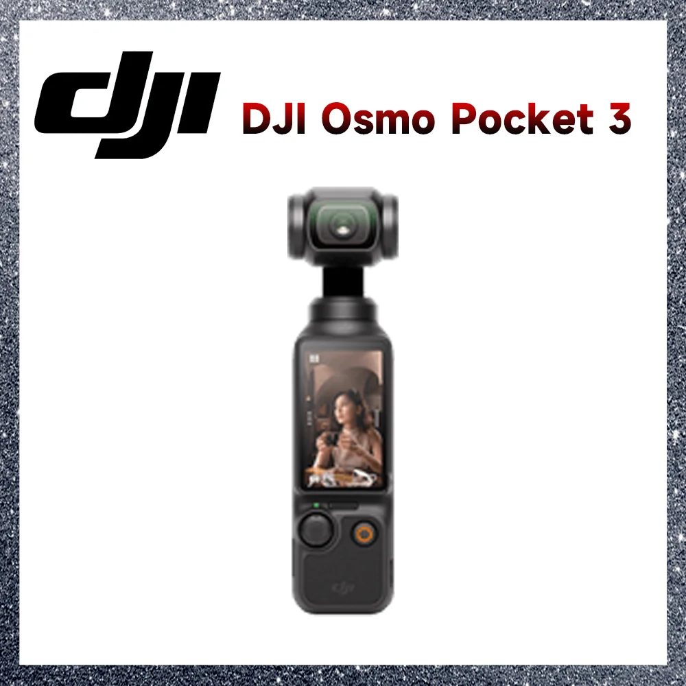 DJI Osmo Pocket 3 Gimbal Stabilizer 4K/120fps 16mins to Charge 80% Full-Pixel Fast Focusing 100% Original