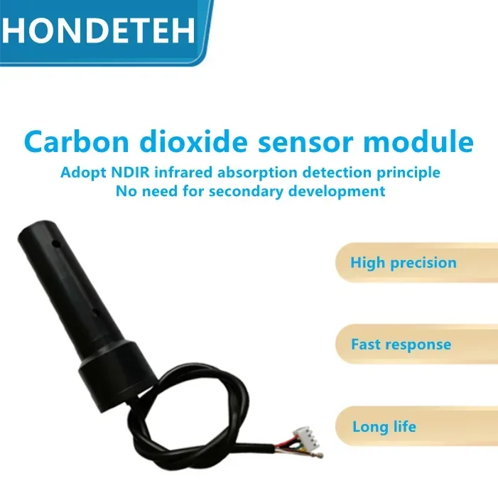 LORA LORAWAN Digital RS485 4-20mA 0.4-3VDC UART ICC PWM Output Water Dissolved CO2 Sensor