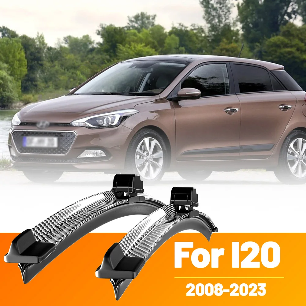 2 stücke Frontscheibe Scheibenwischerblätter Carbon Faser Scheibenwischer Für Hyundai I20 2008-2023 2009 2010 2015 2018 2019 2020 2021