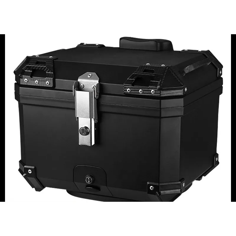Motorcycle Trunk Large Capacity Printed  Electric Vehicle Tool Box Non-aluminum Alloy Box Single Tail Box Large