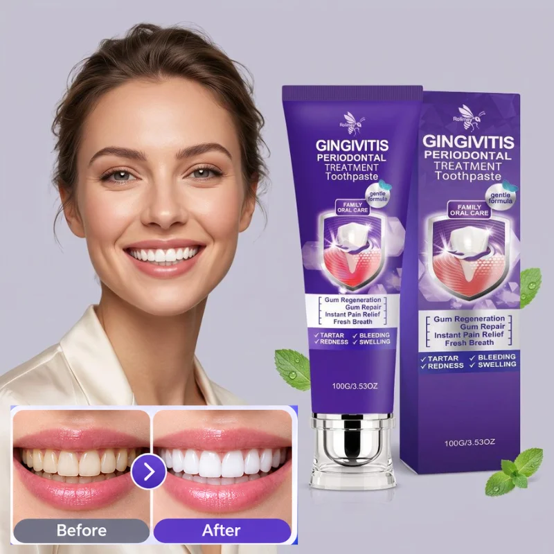 100G Periodontal Repair Toothpaste Gum Regeneration Relief Gum Redness Swelling Remove Tartar Freshen Breath Dental Care