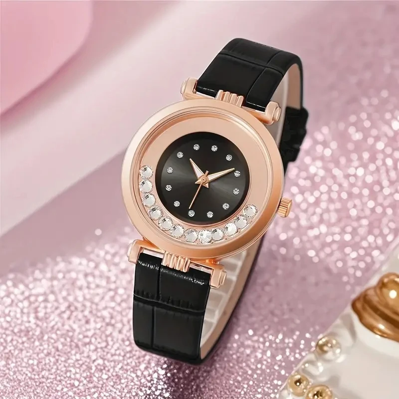 Reloj de cuarzo para mujer, reloj de pulsera para mujer, relojes de cuero Pu, reloj de mujer, reloj de moda para mujer, regalo de Festival, Día de San Valentín