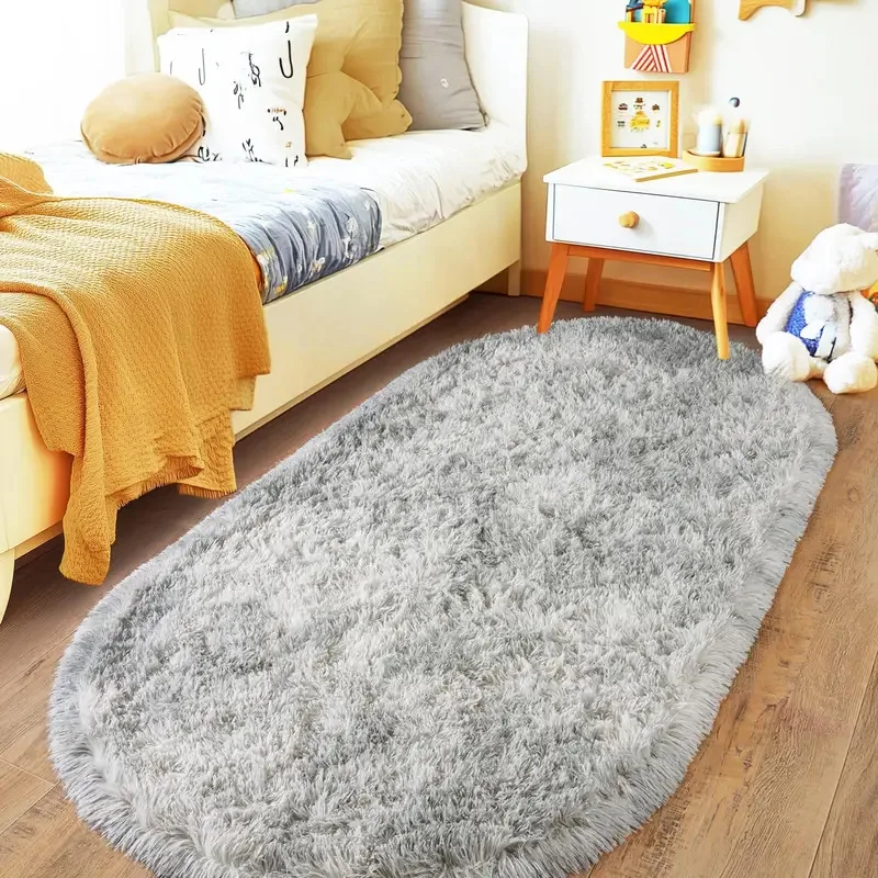 VIKAMA Premium Nordic-Style Warm Silk-Blend Rug, Non-Slip & Dirt-Proof Home Decor, For Bedroom, Living Room And Children's Room