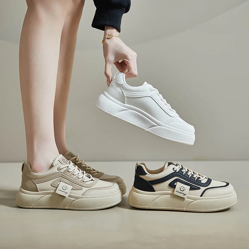 

Женские кроссовки, модная женская обувь 2025 года, теннисная обувь на платформе, женские дизайнерские розы, новые кроссовки на толстой подошве, весенние женские кроссовки