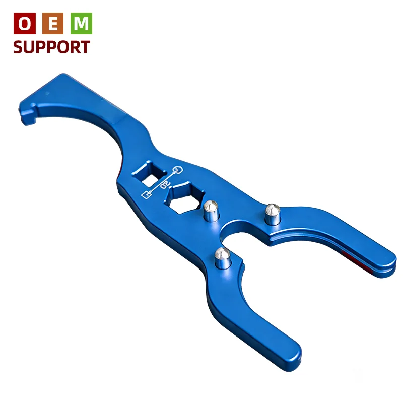 

Olin TT X Aluminum Alloy CNC Rear Shock Absorber Motorcycle Repair Tool Three-in-One Multi-Purpose Disassembly Wrench V4S/R1M