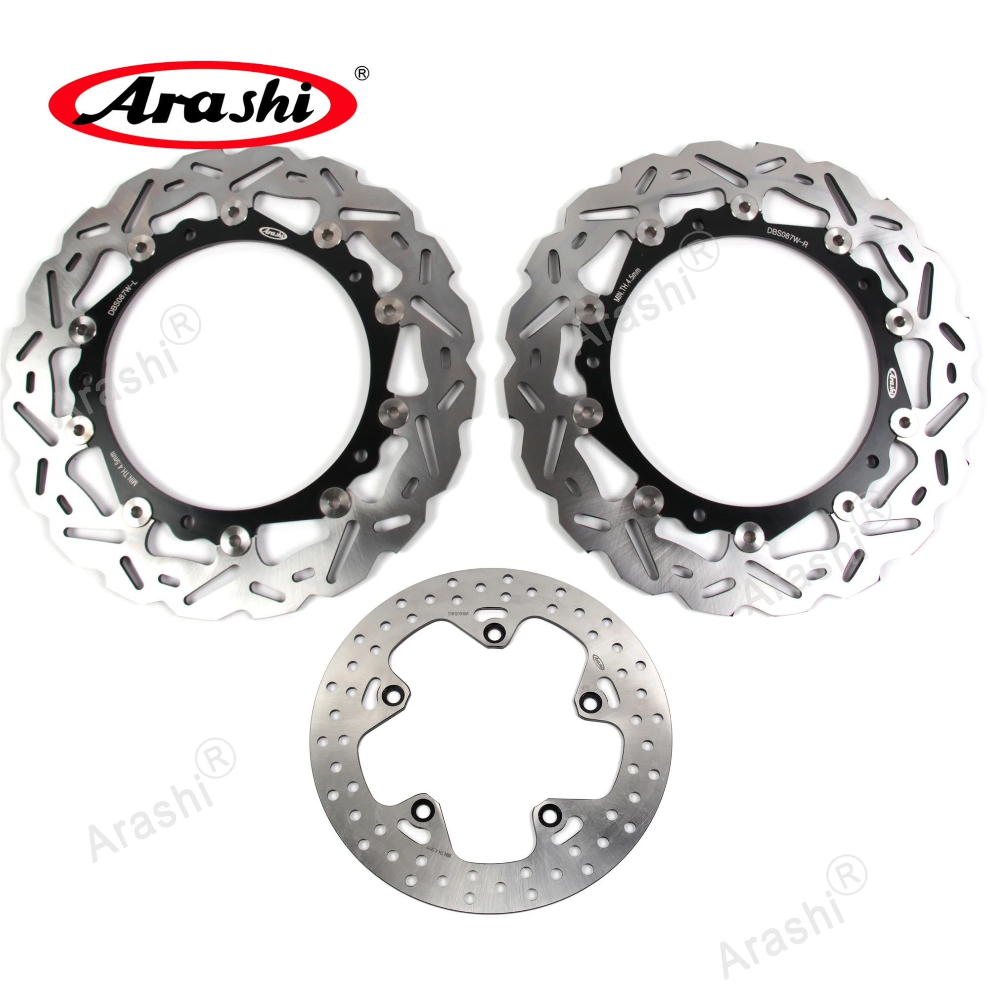 Arashi 320 / 276mm For BMW R 1250 RT 2019-2022 CNC Full Floating Front Rear Brake Rotor Disc R1250RT 2019 2020 2021 2022