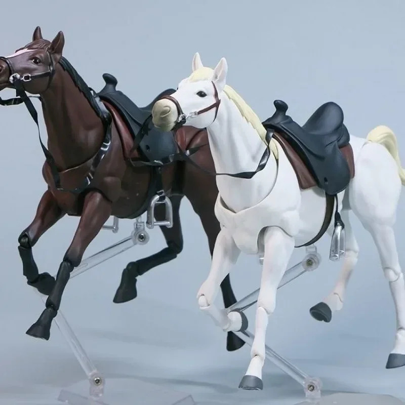Sketch Horse Figurine Mannequin Drawing Art Painting Statues Horse Figure Marionette Figma Toy Desk Decoration Table Accessories