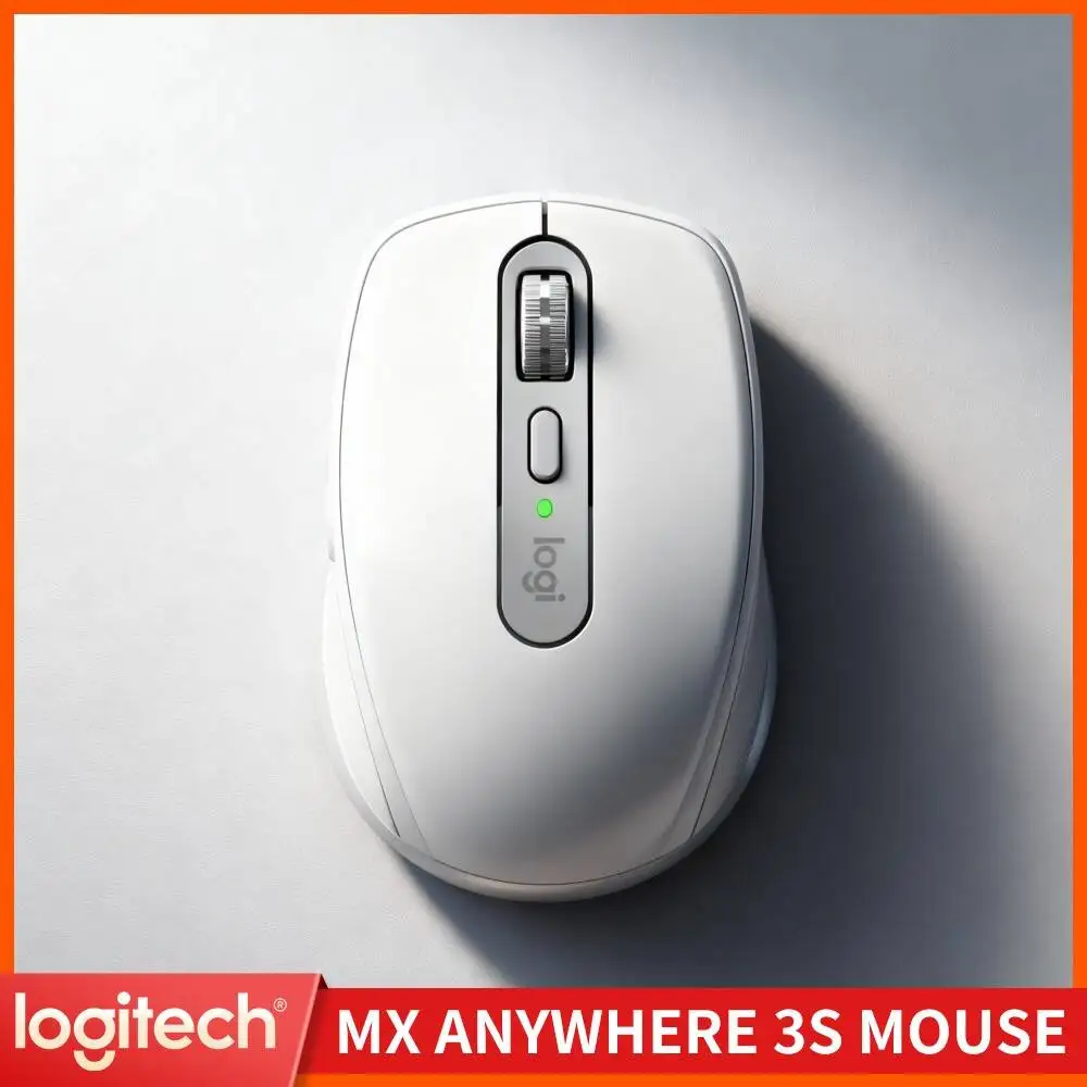 Logitech MX Anywhere 3S Silent Mouse for Writers Home Office Noiseless Scrolling PC Mac
