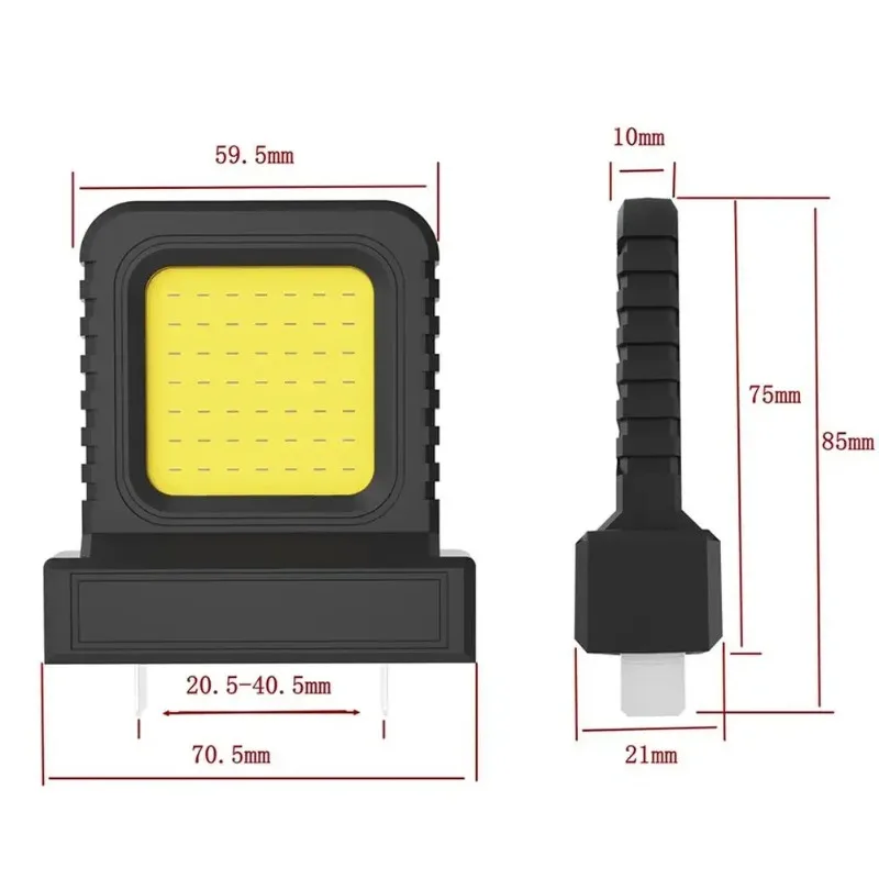 Super Bright LED Work Light Portable Long-Lasting Strong Light Supply for Night Work Light 21V Li-ion Battery Power Tool