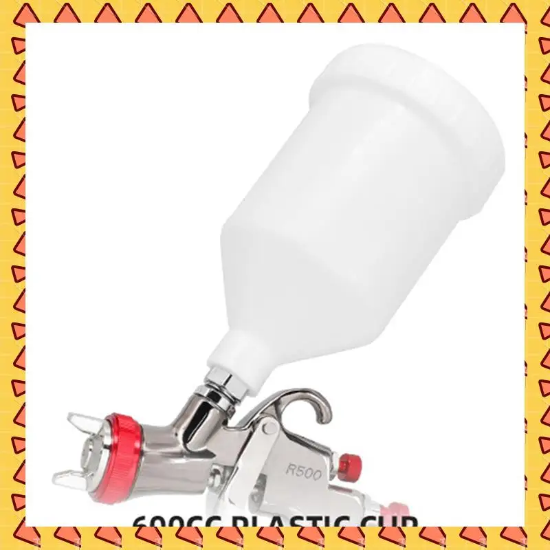 

A008 R500 Spray Gun Complete Set Automotive Sheet Metal Pneumatic Spray Gun With Air Regulator High Atomization Spray Gun B