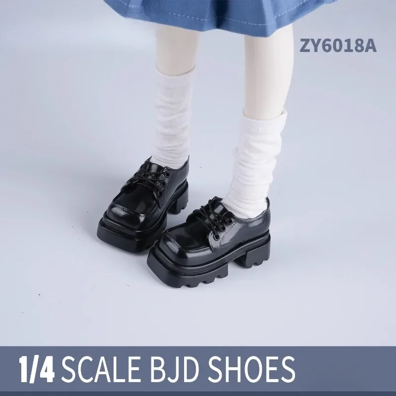 1/4 مقياس أنثى الجندي ألعاب مجوفة الأحذية ساحة تو سميكة سوليد الأحذية نموذج ملحق صالح عمل أرقام دمى الجسم #6