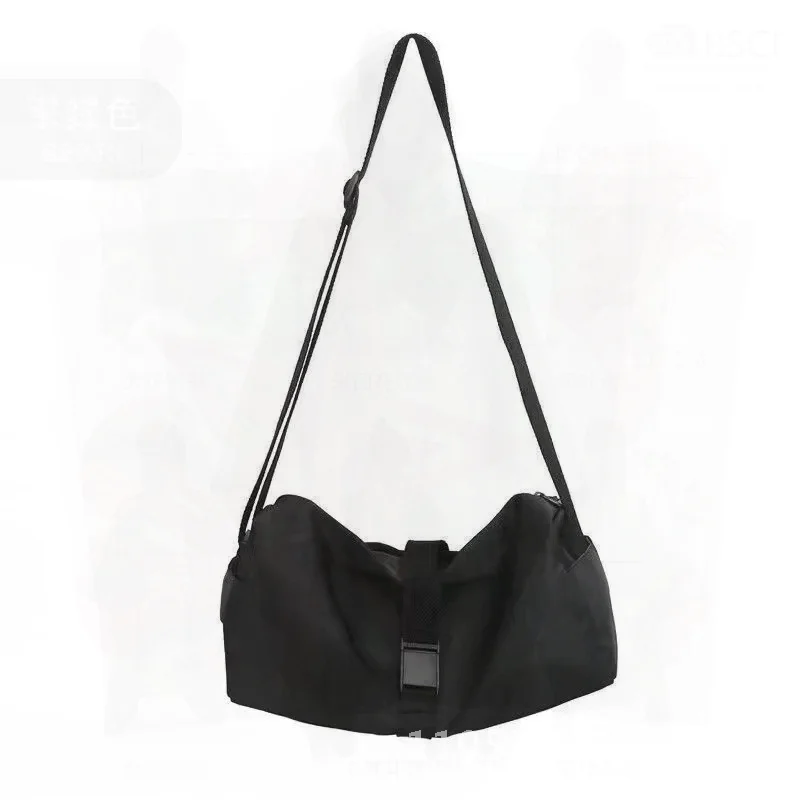 Picture 4: Women's Oxford Cloth Crossbody Bag Fashion High-End Small Size Horizontal Casual Solid Color Shoulder Commuter Fitness Bag