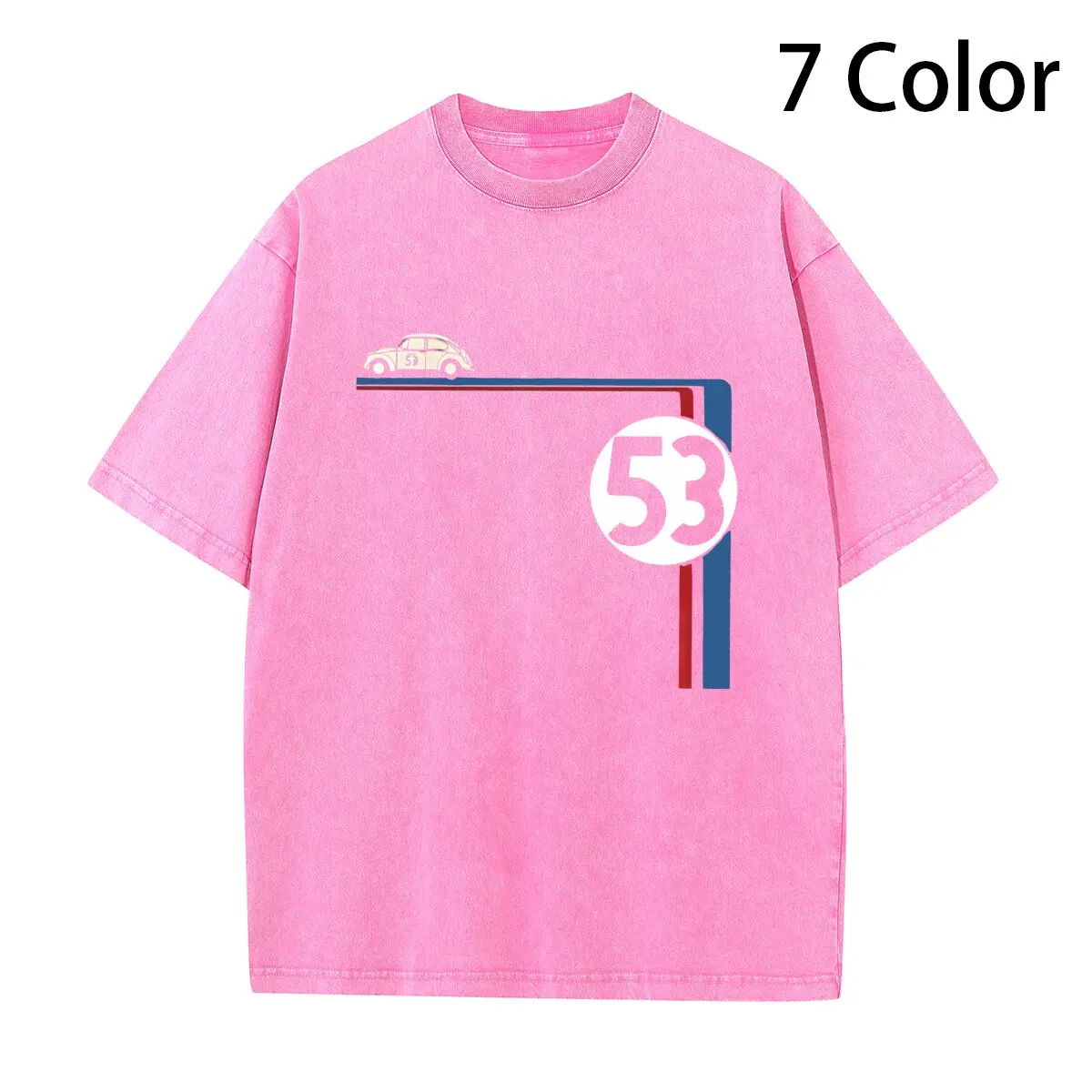 Neue herbie 53 t-shirt-auto film geht anzahl nummer k? fer khlen lässig stolz t hemd m?nner unisex modus t t-shirt freies verschiffen