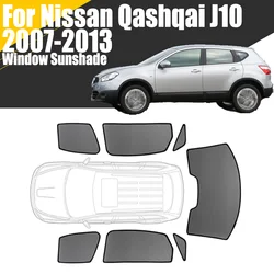 Custom Magnetic Car Window Sunshade For Nissan Qashqai J10 2007-2013 Curtain Mesh Front Windshield Frame Curtain