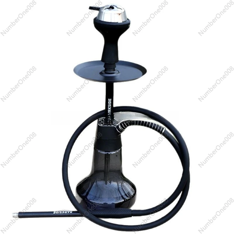 

Russian Style Medium Aluminum Glass Hookah Shisha Pipe for Wholesale