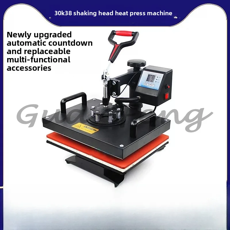12*12CM 30*38CM 5 in 1 Combo Heat Press Printer Sublimation Machine Heat Press Machine for T-shirts Plates Cap Mug Phone Covers