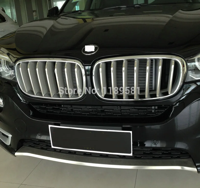 

Для BMW X5 2014 2015 2016 Нержавеющая сталь Передняя решетка радиатора вокруг отделки автомобильные аксессуары наклейки