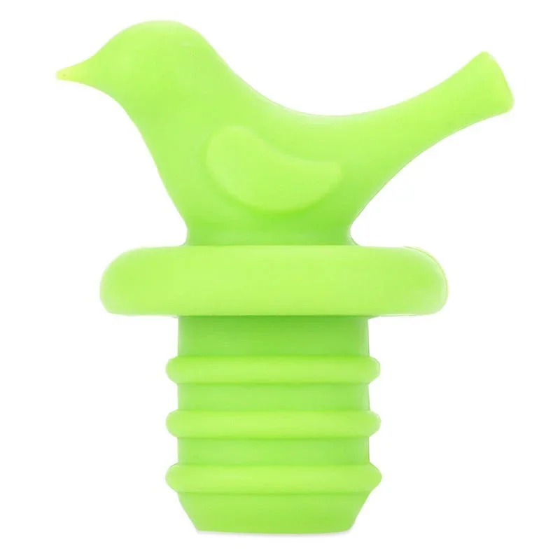 4PCS Silicone Wine Beer Cover Bottle Cap Stopper Bottle Cover For Beverage Wine Savers Bar Accessory Random Color Home Supplies