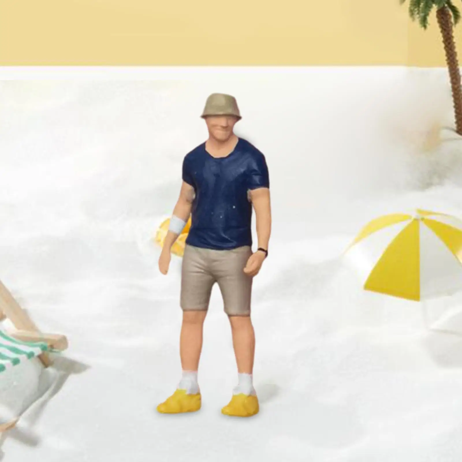 شخصيات ديوراما المعمارية للبناء ، مشهد مصغر ، نموذج طاولة الرمل ، التماثيل الناس ، تخطيط القطار ، 1: 64