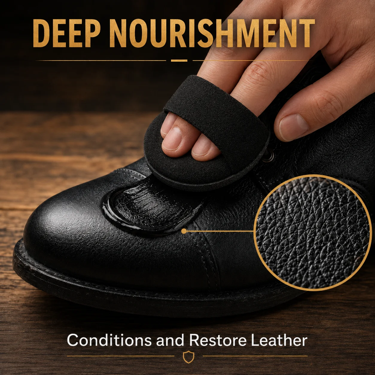 Leather Color Repair Cream for Shoes Bags Sofas, 50ml Leather Recolor Balm with Brush Sponge Gloves, 4 Colors Available view 5