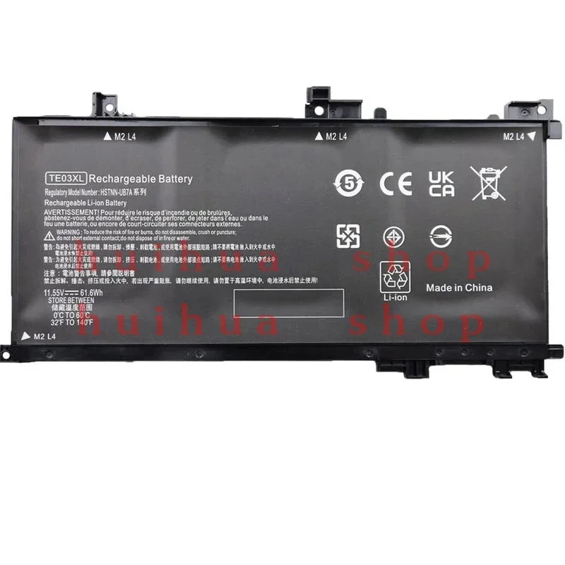Battery For HP OMEN 15-AX002NG TE03XL HSTNN-UB7A 849910 -850 849570 -541 61.6Wh zm