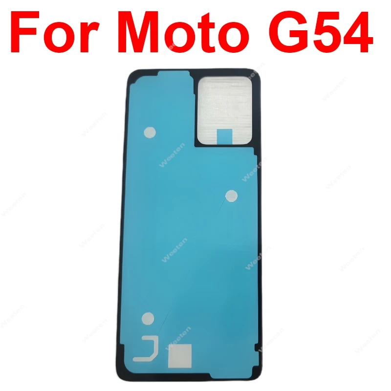 For Motorola MOTO G54 Back Battery Cover Door Adhesive Sticker LCD Screen Sticker Glue Replacement Partsplacement Parts