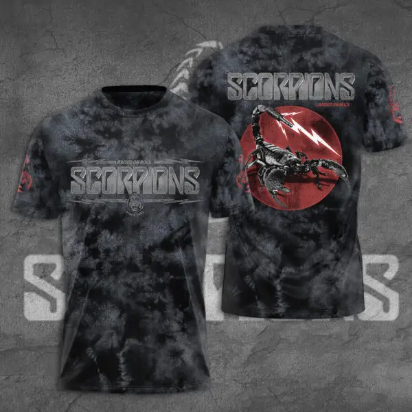 New Classic Scorpions Rock Band 3D Print T-Shirts Men Women Hip Hop Short Sleeve T Shirt Summer Oversized Street Tees Tops