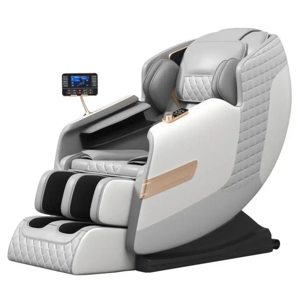 2024 New Design Full Body Zero Gravity 8d Fixed Roller Cheap Price Electric Music Massage Chair With Foot Head Massage