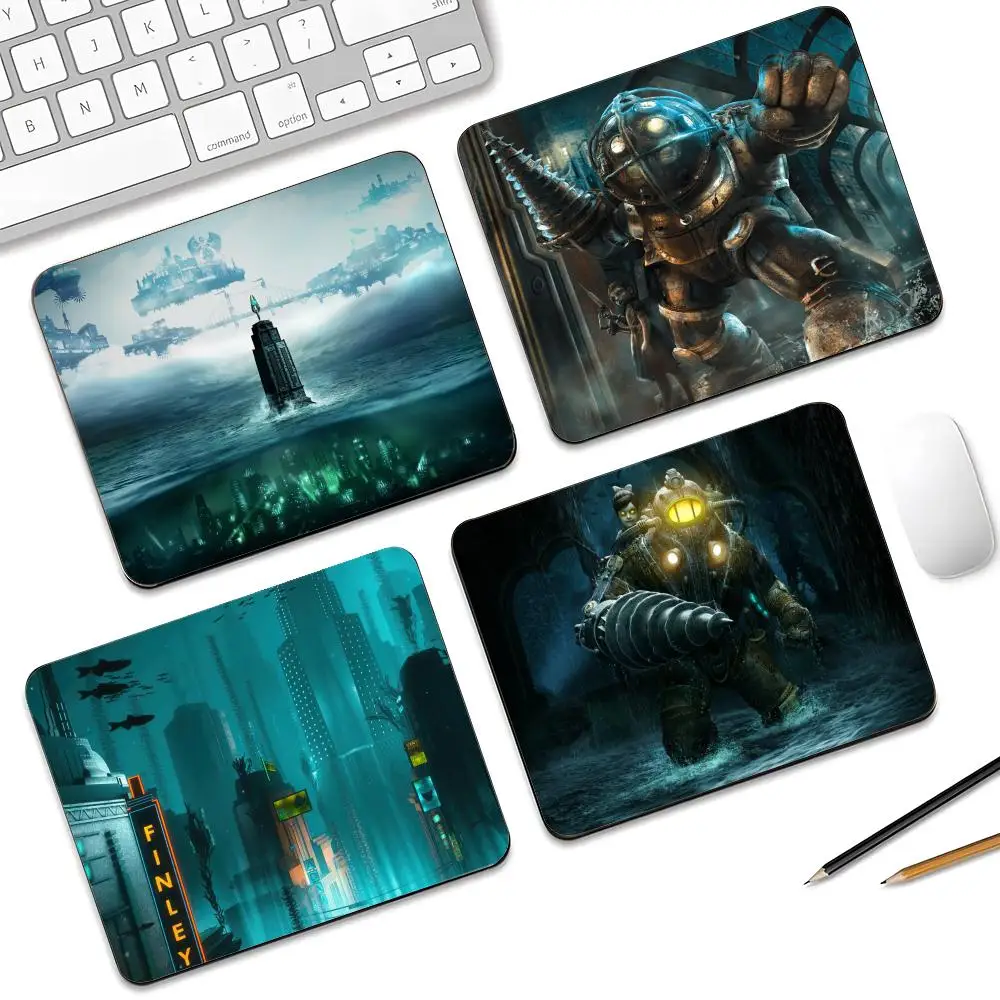 GAME Bioshock Mouse Pad Gaming Mouse Pad Small Mousepad For PC Gamer Desktop Decoration Office Mouse Mat