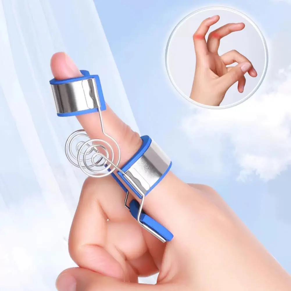 Finger Trainers Aid Post-surgery Finger Rehabilitation. Rehabilitation Clinic Aid