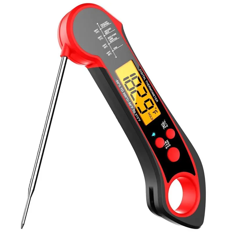 L68A Fast Precise Digital Food Thermometer Instant Read Food Thermometer For BBQ Grill Smoker Kitchen Steak Probe