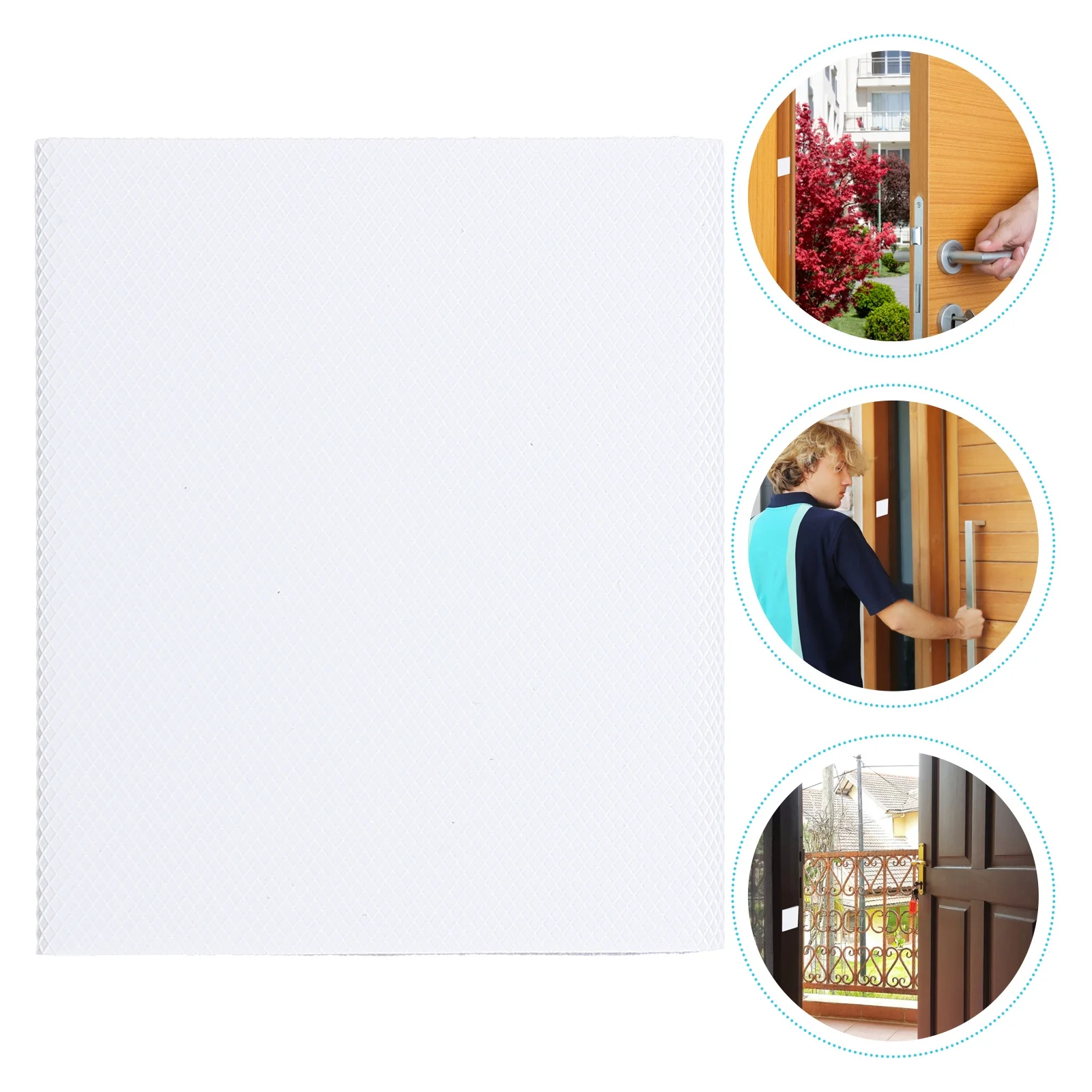 

25Pcs Door Sticky Strips Corner Seals Draft Stopper Sealing Pad for Entrance Bedroom Doors Noise Reduction Door Sealing Strips