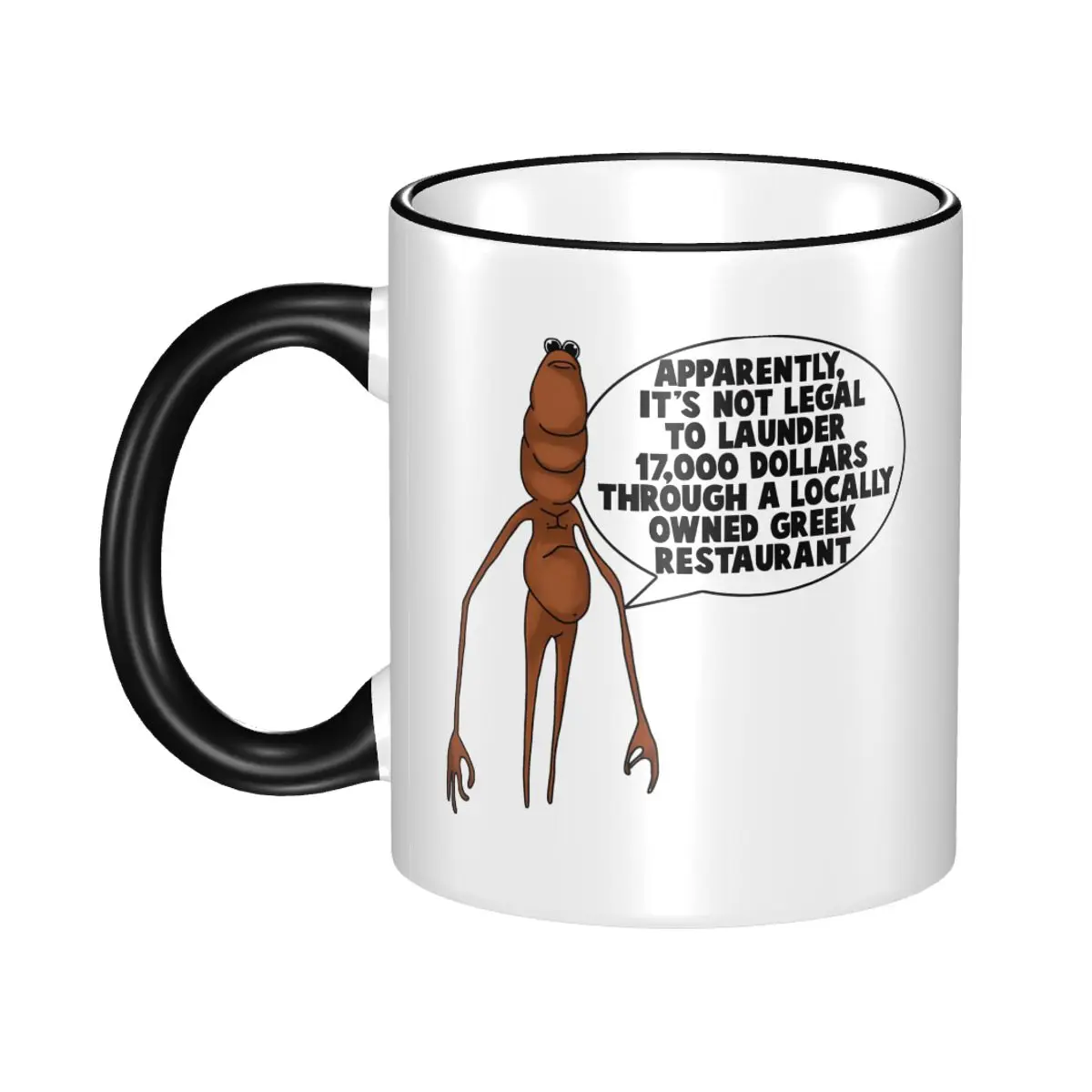 

Marcus The Worm VR Chat Funny Meme Mug Kawaii Tea Cup Gifts For Women Men