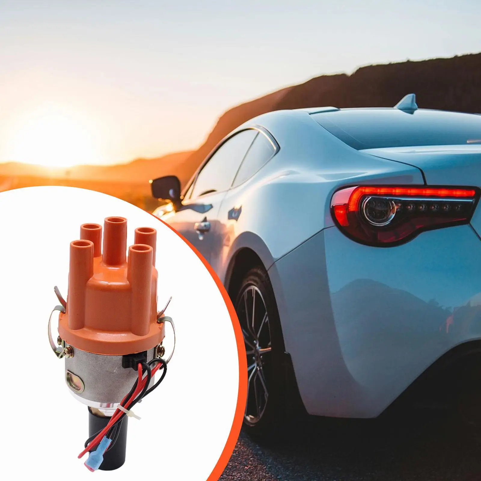 

Distributor Electronic Ignition Accessory High Performance Conversion Kit Replacement for VW Beetle Replace 0231178009el